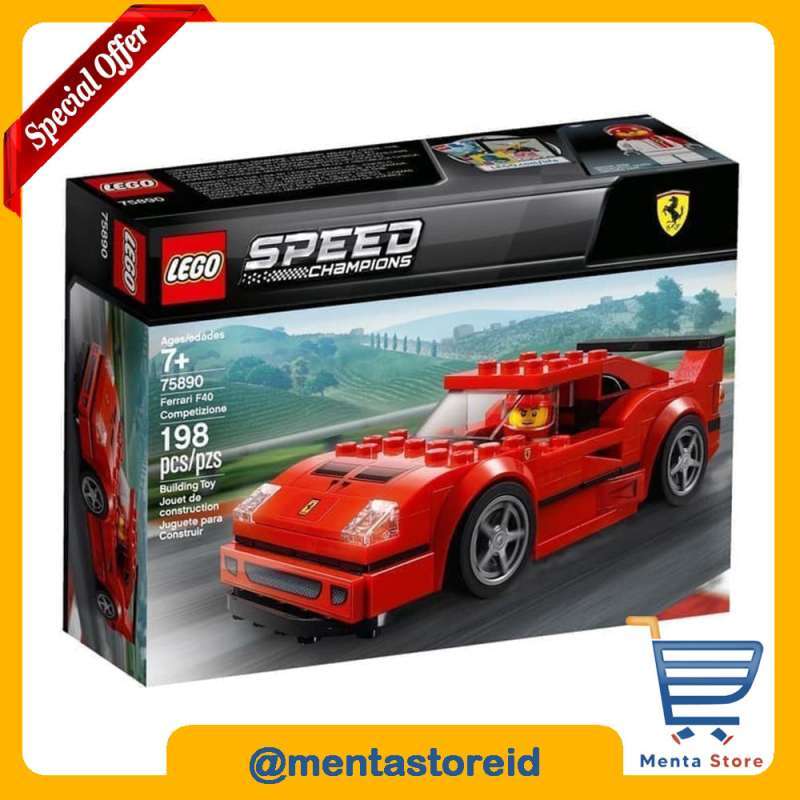 LEGO Speed Champions 75890 Ferrari F40 Competizione Blocks Stacking Toys