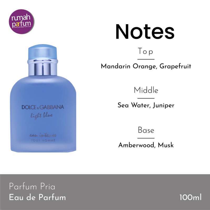 Dolce and gabbana light blue intense notes outlet