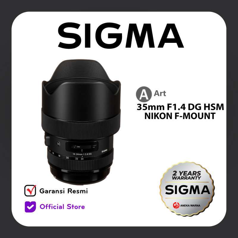 SIGMA 35mm F1.4 DG ART HSM、USBドック UD-01付（USB DOCK UD