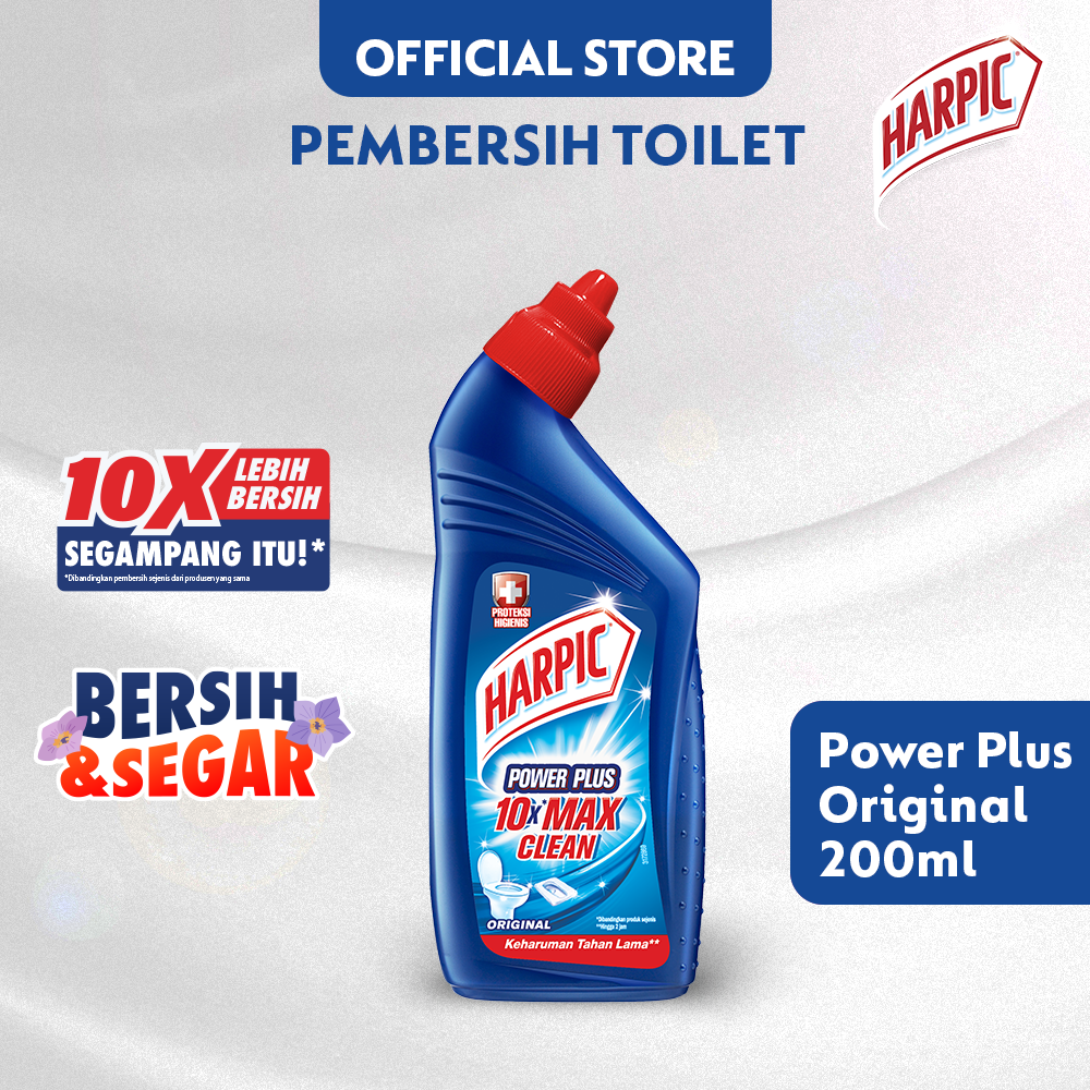 Promo Harpic Power Plus Original Pembersih Toilet 200 mL Diskon 30 di