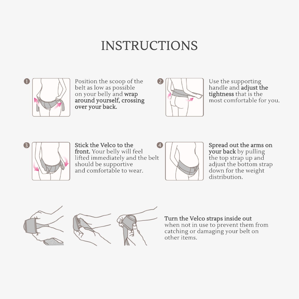 Promo Mamaway Ergonomic Maternity Support Belt Pregnancy Diskon 25 Di