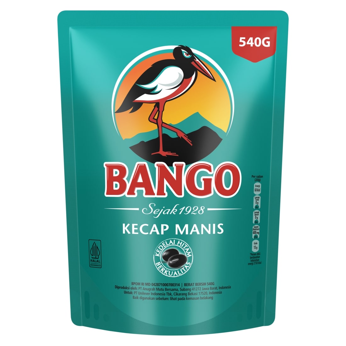 BANGO KECAP MANIS REFF 540 GR