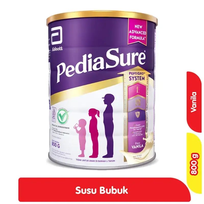 Jual Pediasure Triplesure Susu Pertumbuhan Anak Rasa Vanila 800 G Di ...