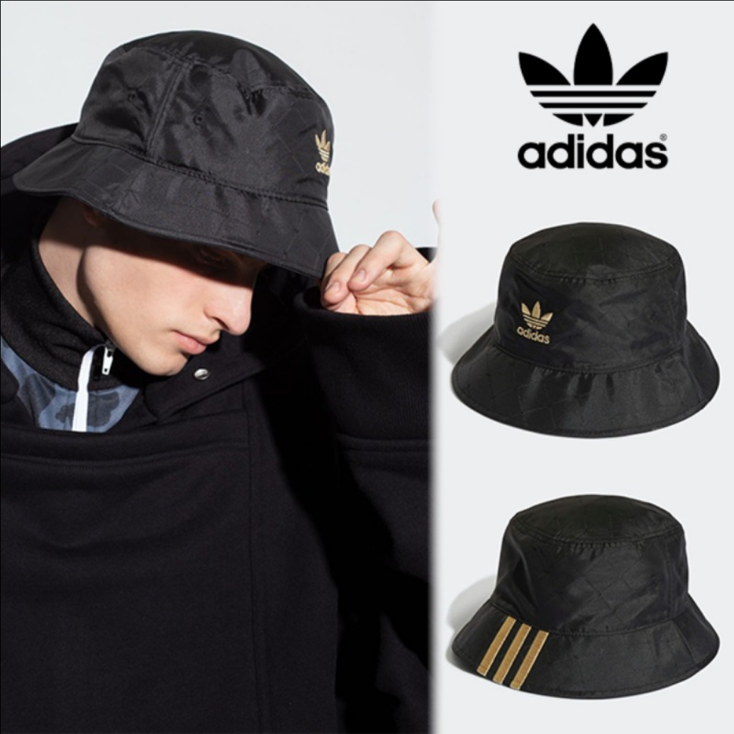 Adidas bucket hat gold online