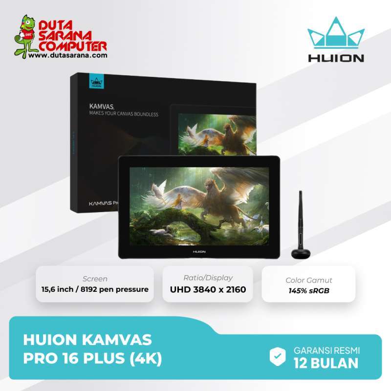 Blibli Huion Kamvas Pro 16 Plus Huion Kamvas 16 (RDS-160) Pen Display