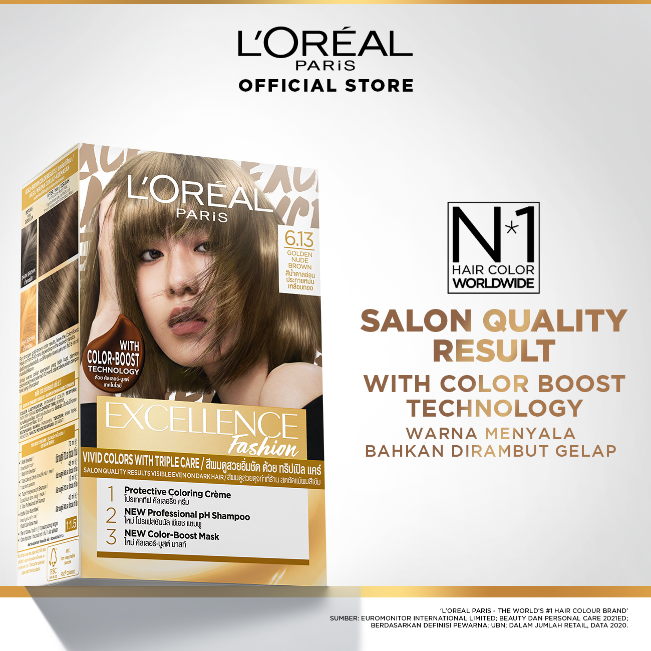 Jual L'oreal Paris Excellence Fashion Pewarna Rambut Di Seller L'oreal