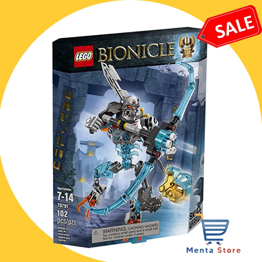 Promo LEGO Bionicle 70791 Skull Warrior Blocks Stacking Toys