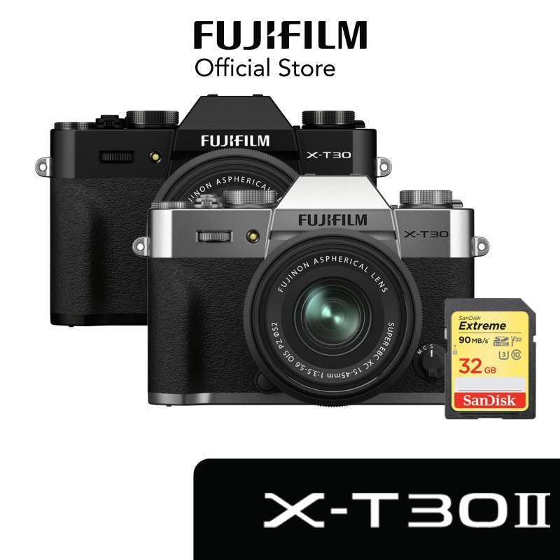 Jual Fujifilm X-t30 Ii Kit Xc15-45mm Kamera Mirrorless Xt30 - Black Di ...
