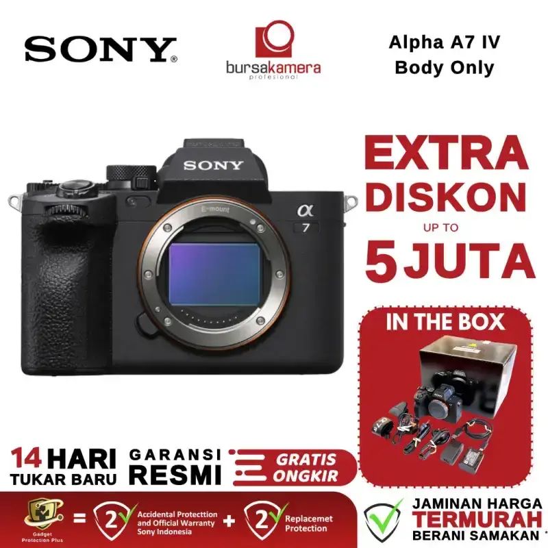 Fdh Camera Daftar Harga Mirrorless Sony A7 Iv 💯 Original & Spesifikasi Lengkap Mei ...