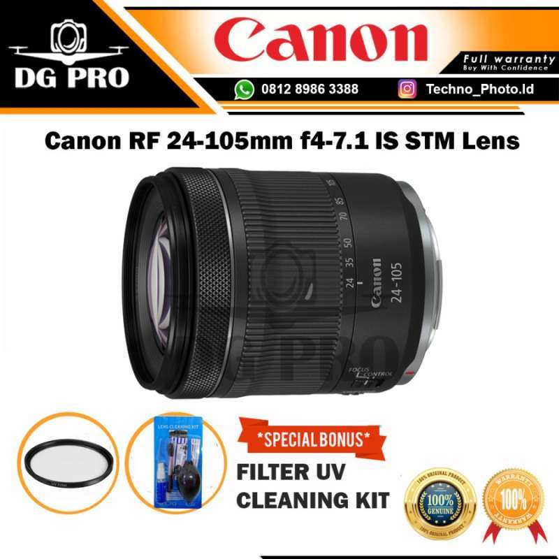 Promo Lensa Canon Rf 24-105mm Is Stm Lens Original