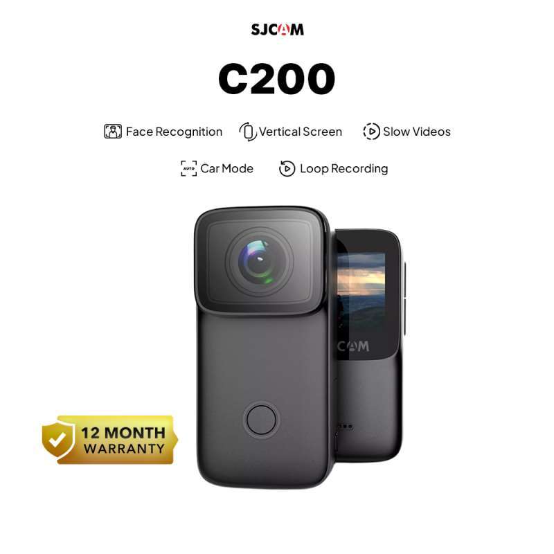 SJCAM C200 Body action camera security thumb magnetic mini