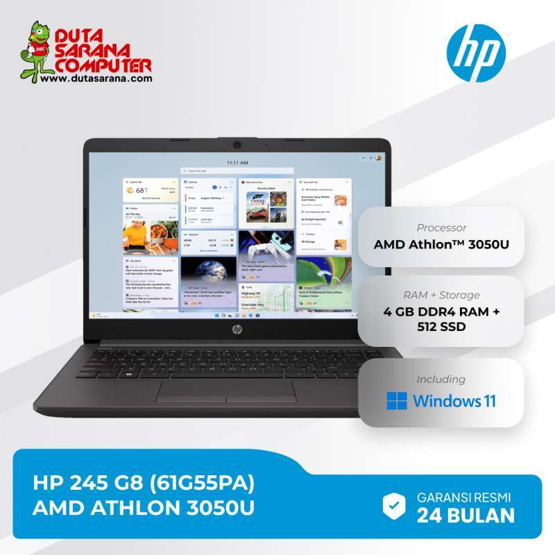 HOT G8 Notebook Hp 245 Amd A4 Jual Laptop Hp 245 G8