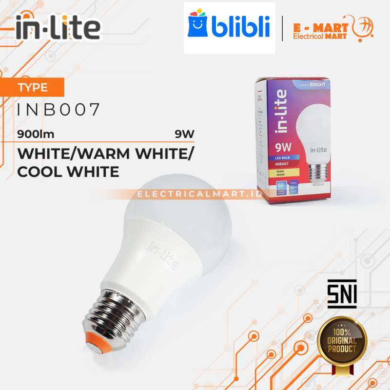 Jual Inlite Led Bulb Natural 4000 K Terbaik Maret 2026 - Harga Murah ...