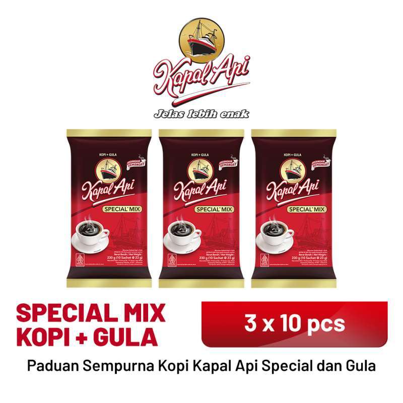 Jual Kapal Api Special Mix 3 Pack (10 X 23 Gr) Di Seller Kapal Api ...