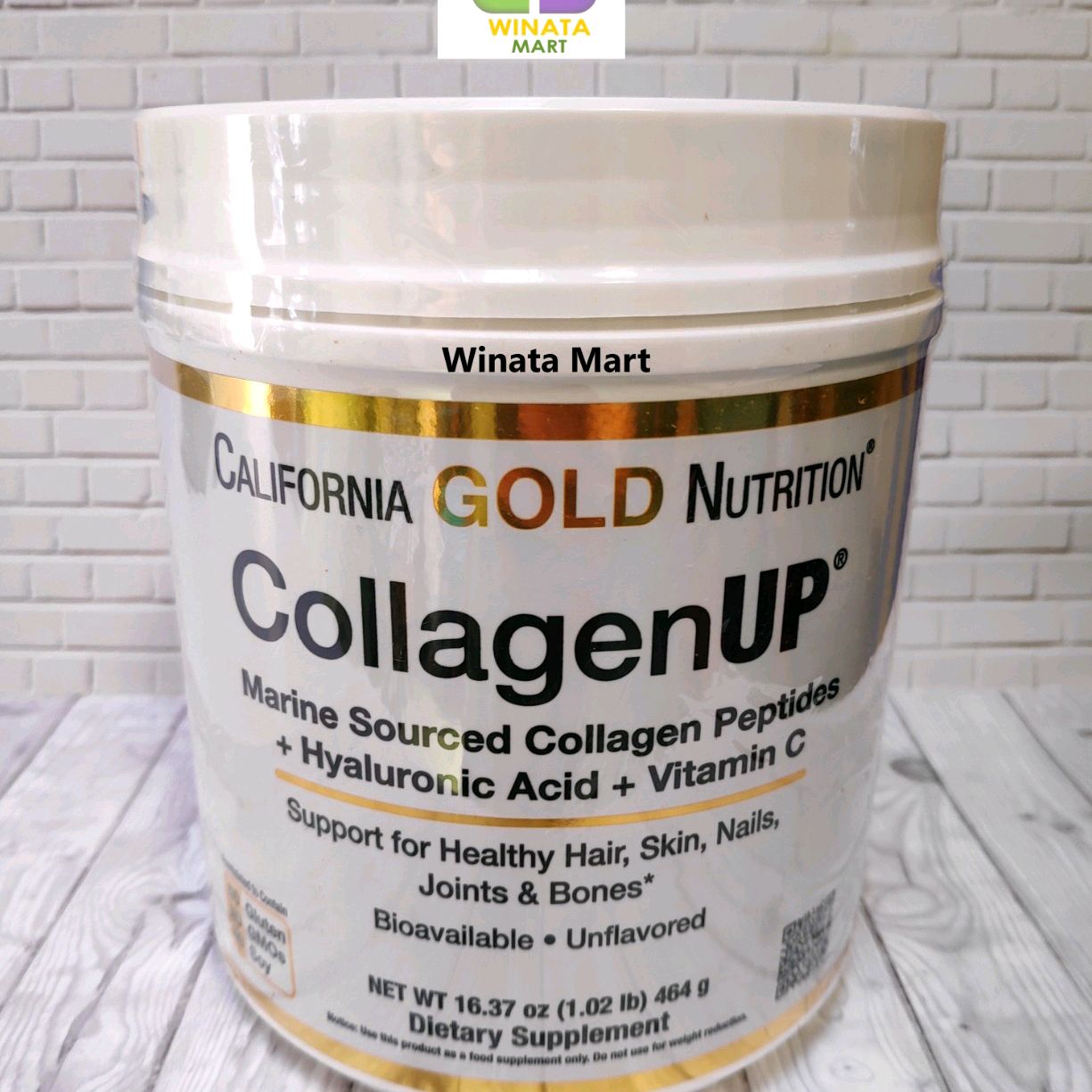 Jual California Gold Nutrition Collagen Up 464 Gram Marine Sourced ...