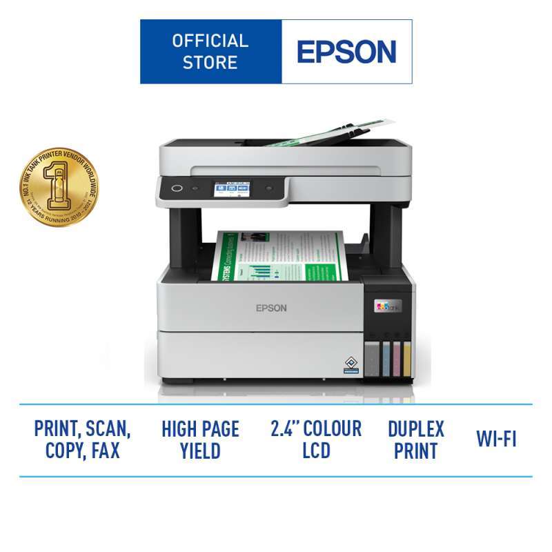 Promo Printer Epson L6490 A4 All In One Print Scan Copy Adf Duplex