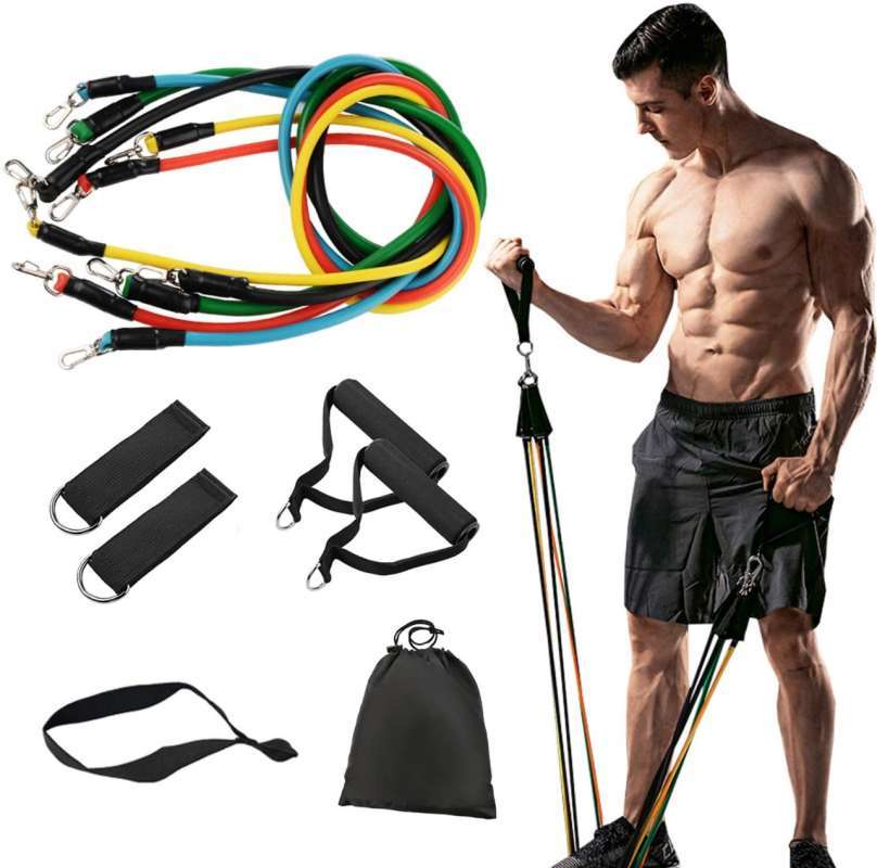 paket Resistance Bands Band 11in1 tali fitness yoga pilates gym 024-10