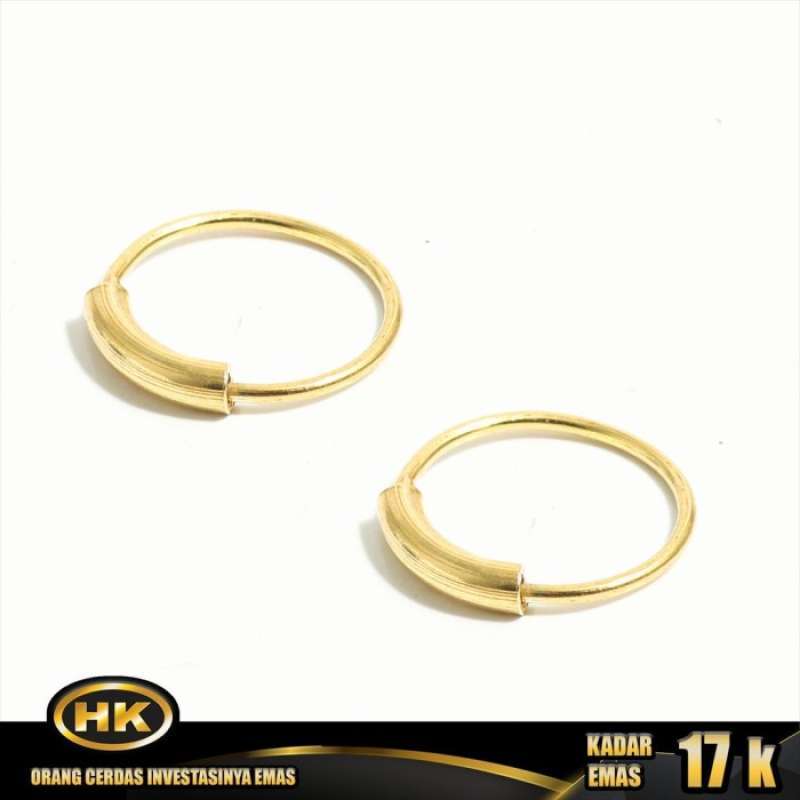 Jual Anting Tindik Emas Tua Model Polos - 0.550 GR di Seller HK MUSTIKA