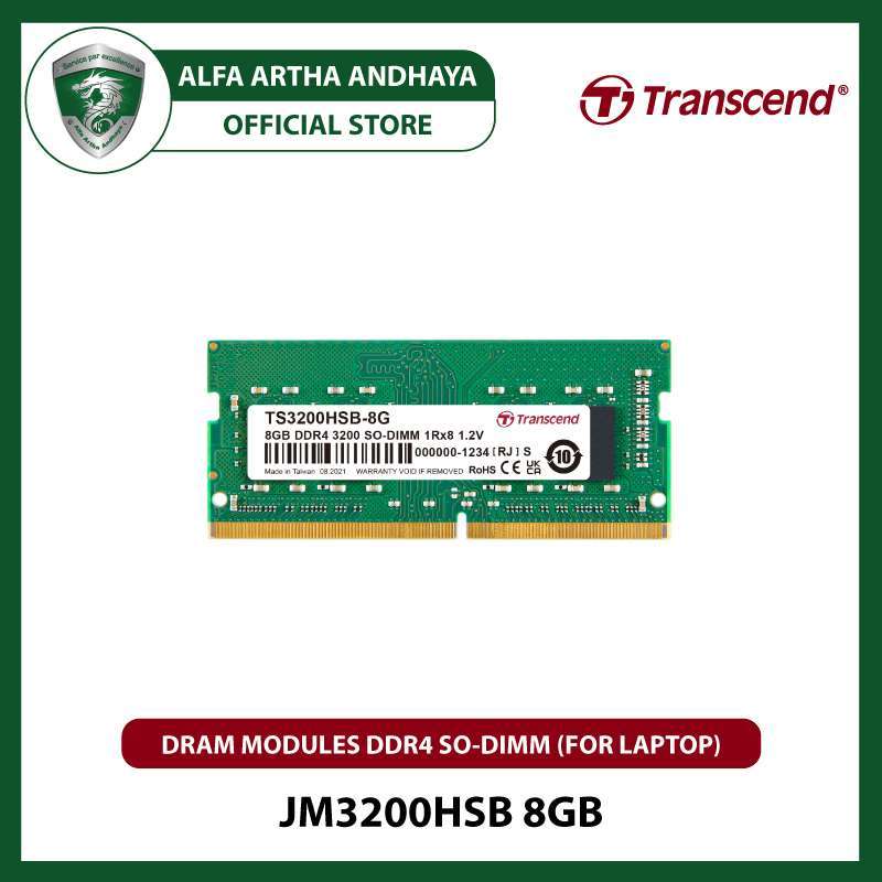 Transcend SO-DIMM JETRAM DDR4 3200 [NOTEBOOK RAM]