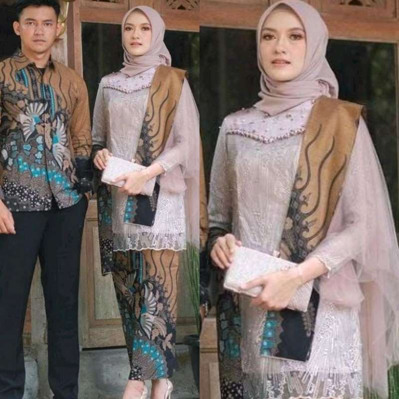 Jual Vekka Liba Sarimbit Batik Couple Kebaya Brukat Brokat