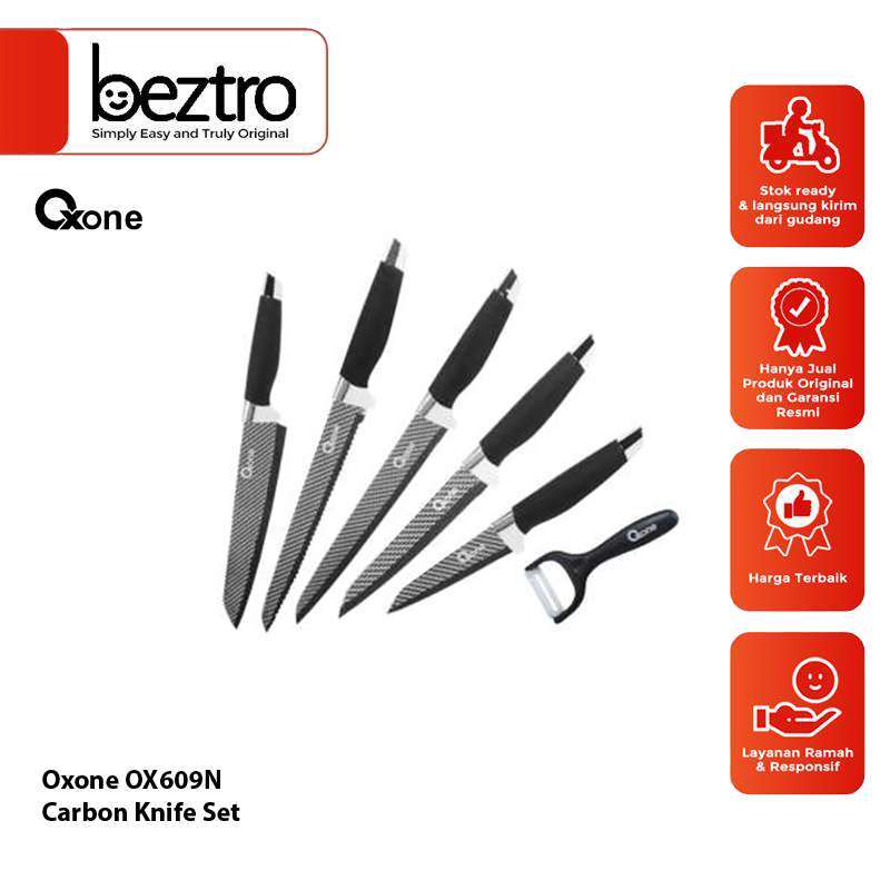 Jual Oxone Onyx Black Knife Set Ox609n / Pisau Set / Terbaru / Original ...