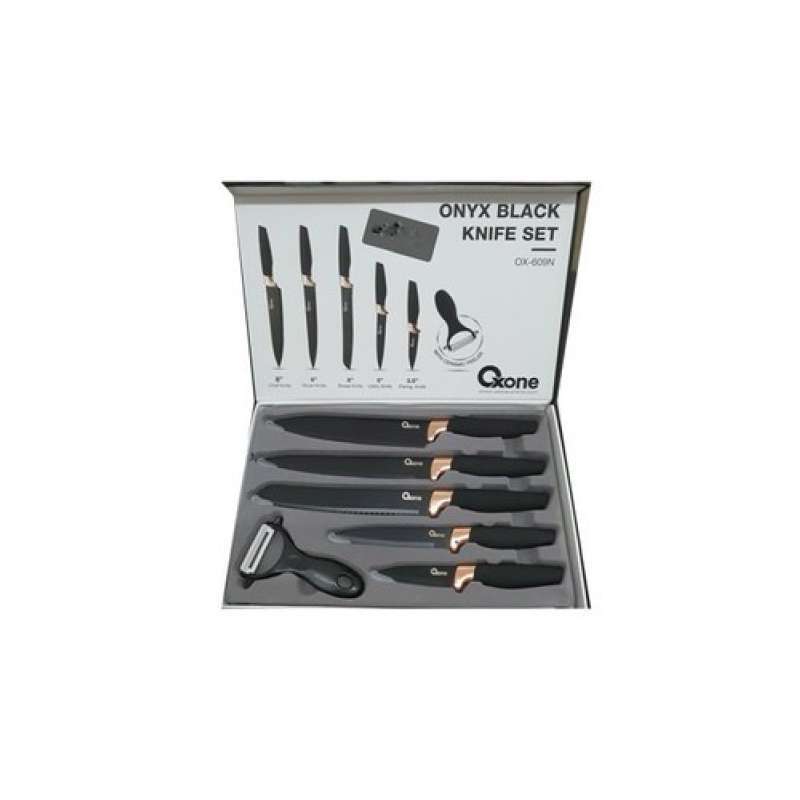 Jual Oxone Onyx Black Knife Set Ox609n / Pisau Set / Terbaru / Original ...