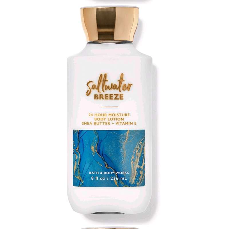 Promo Bath Body Works Bbw Saltwater Breeze 24 Hour Moisture Shea