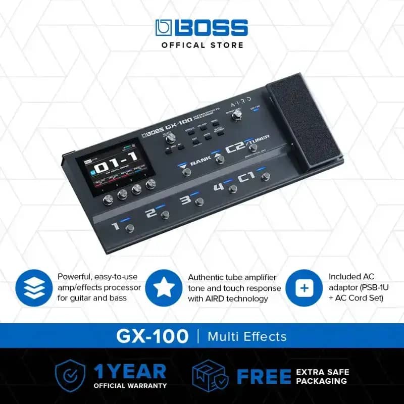 BOSS GX-100 Guitar Effects Processor Pedal Multi Efek
