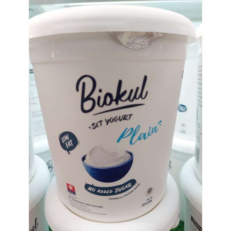 Jual Diamond Biokul Set Yogurt Plain 1000ml / 1l Cemilan Snack Diet