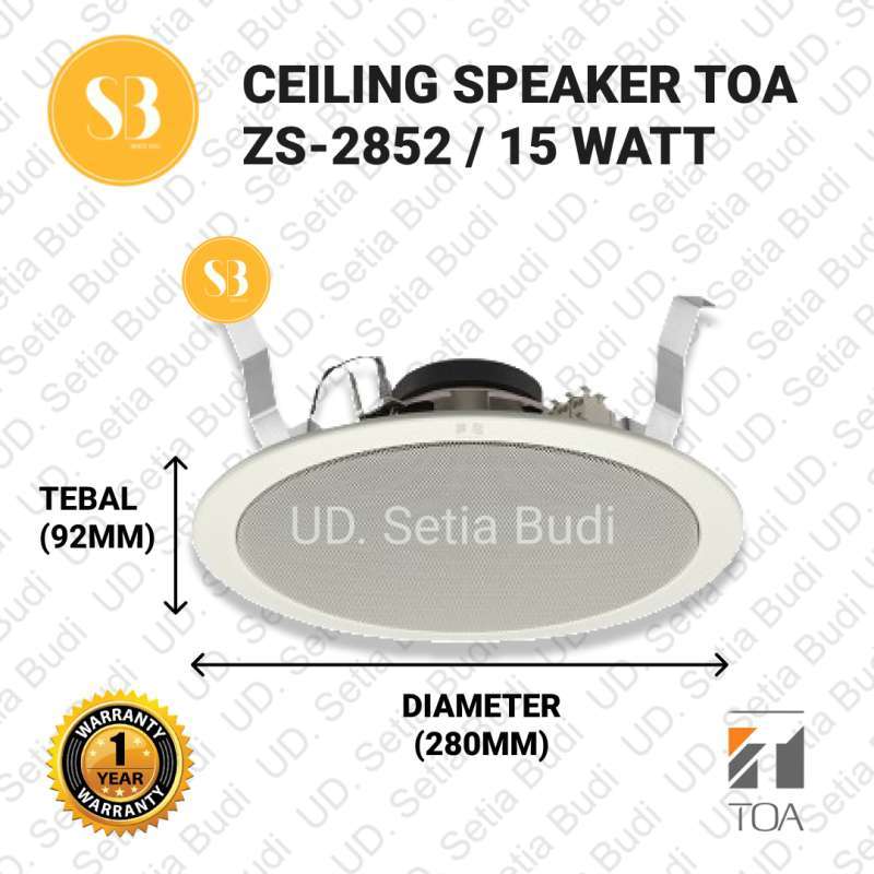 Jual Toa Speaker Ceiling Speaker Plafon Zs-2852 Di Seller Toko