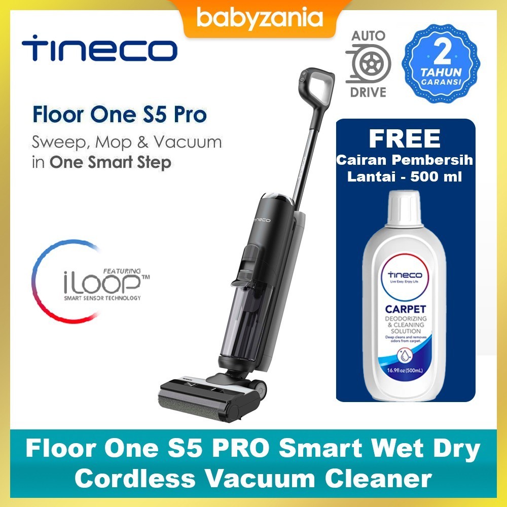 Jual Tineco Floor One S5 PRO Smart Wet Dry Cordless Vacuum Cleaner di  Seller Babyzania Official Store - Kelapa Gading Barat, Kota Jakarta Utara
