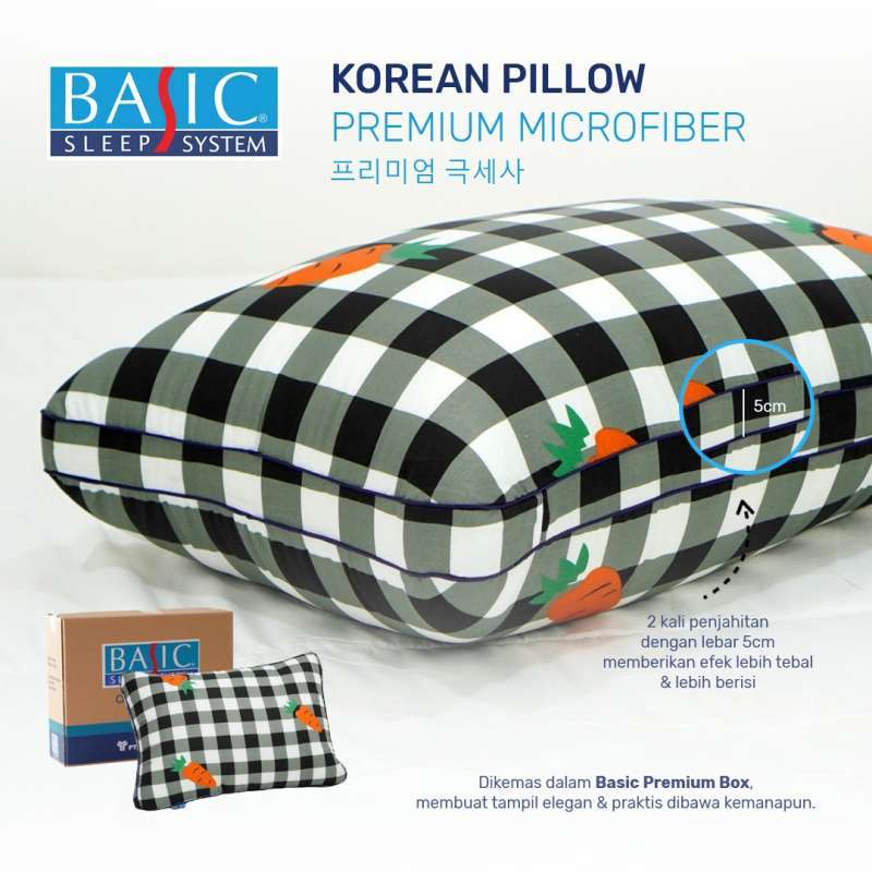 Promo Basic Bantal Wortel Korean Premium Microfiber Diskon 70% Di