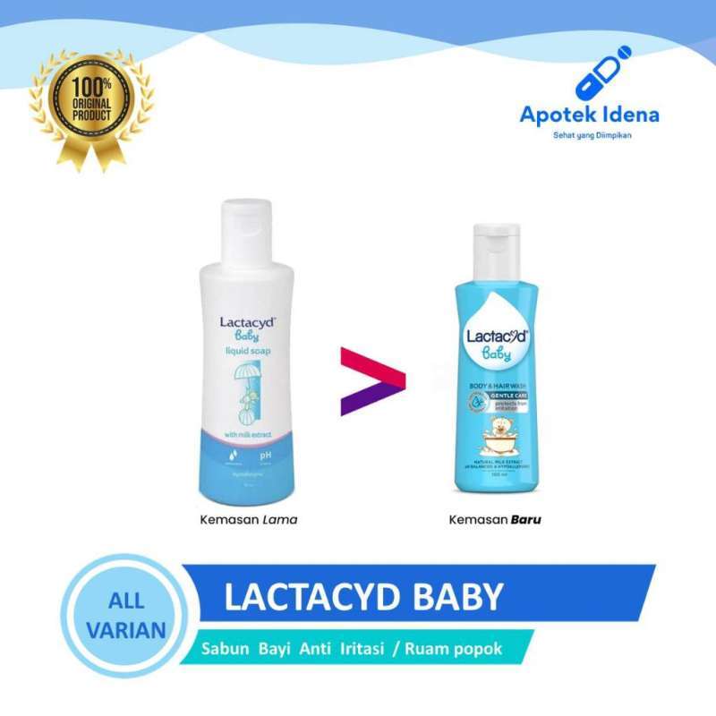 Jual Bisa Instan Lactacyd Baby Liquid Soap 60ml,150ml, 250ml Sabun