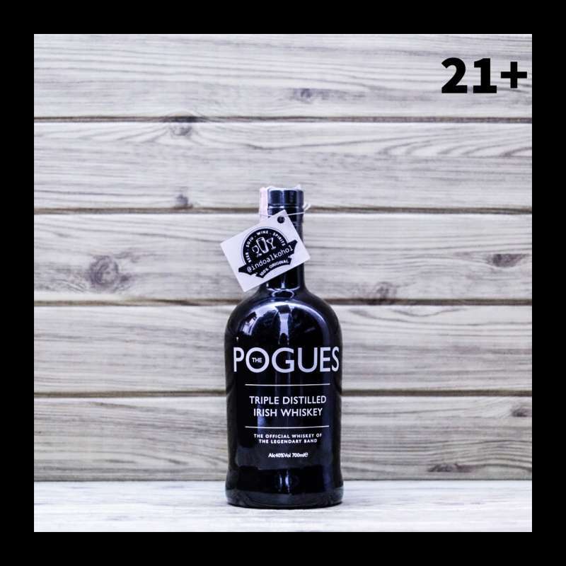 Promo The Pogues Triple Distilled 700ml - Irish Whisky - INDOALKOHOL ...