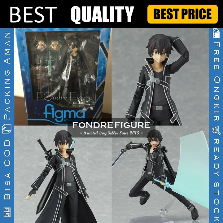 Jual FIGMA 174 KIRITO SWORD ART ONLINE MAX FACTORY ACTION FIGURE