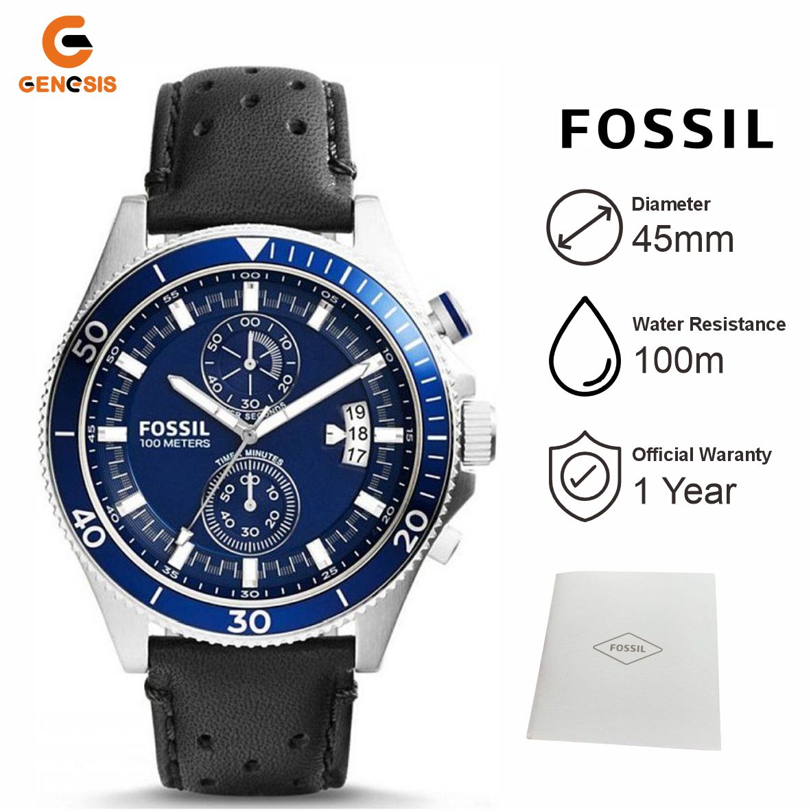 Promo Jam Tangan Pria Fossil Ch2945 Chronograph Leather Strap Original Garansi Resmi Diskon 69 Di Seller Toko Genesis Surabaya Official Store Toko Genesis Surabaya Kota Surabaya Blibli