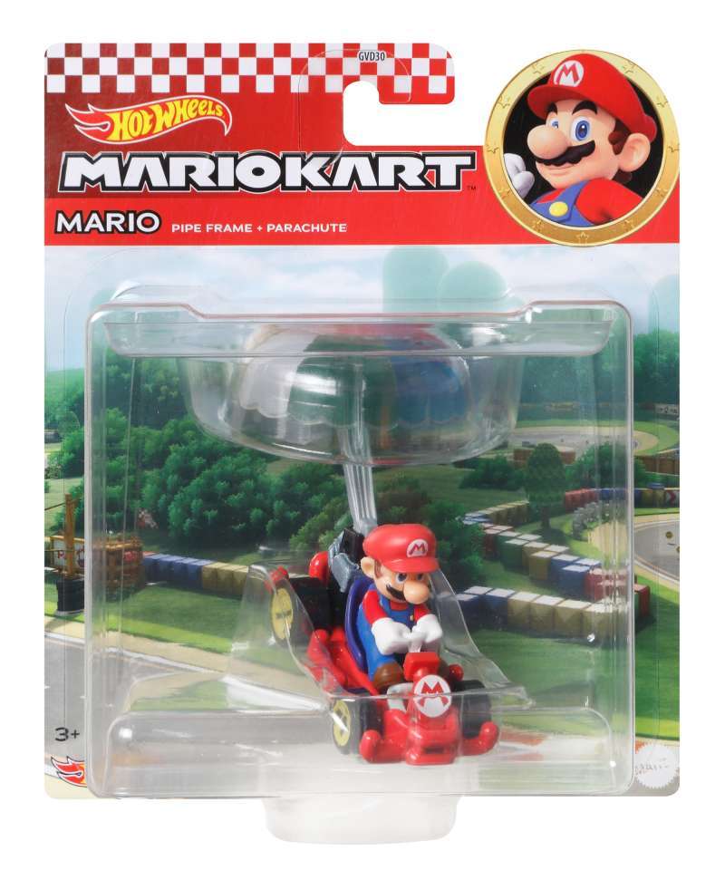 Promo Hot Wheels Mario Kart Pipe Frame (Mario) Mainan Trek Mobil