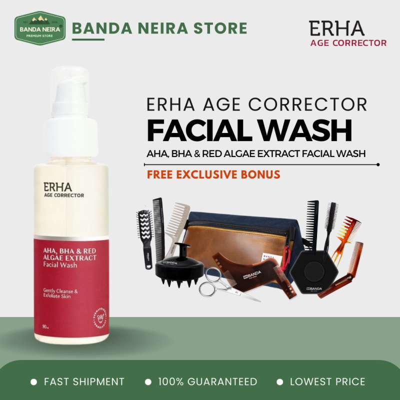 Jual Erha / Age Corrector Facial Wash AHA BHA & Red Algae Extract