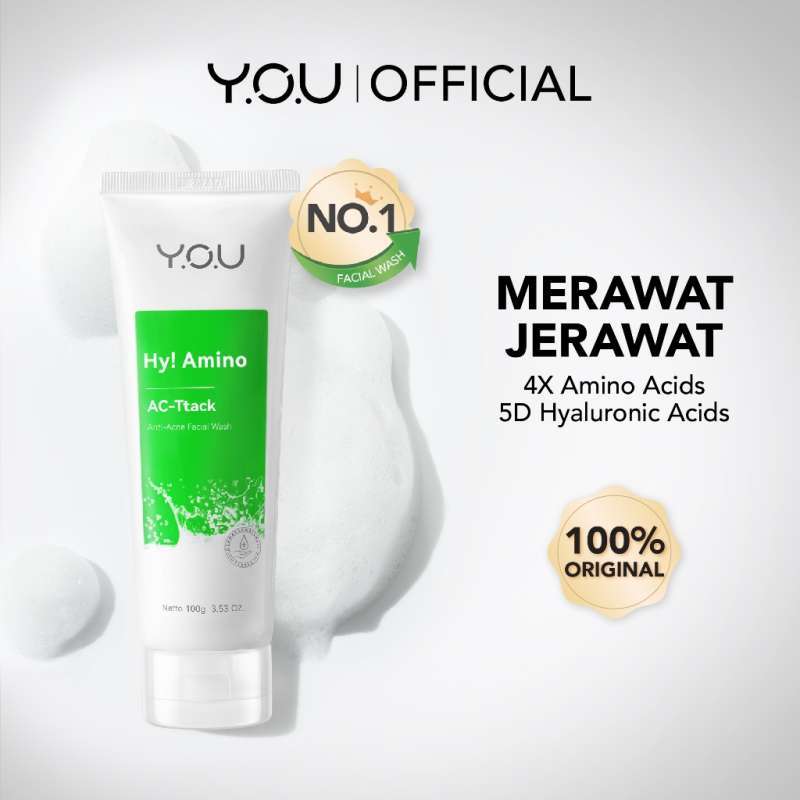 Jual You Hy! Amino Anti Acne Facial Wash Sabun Cuci Muka Acnes Facial