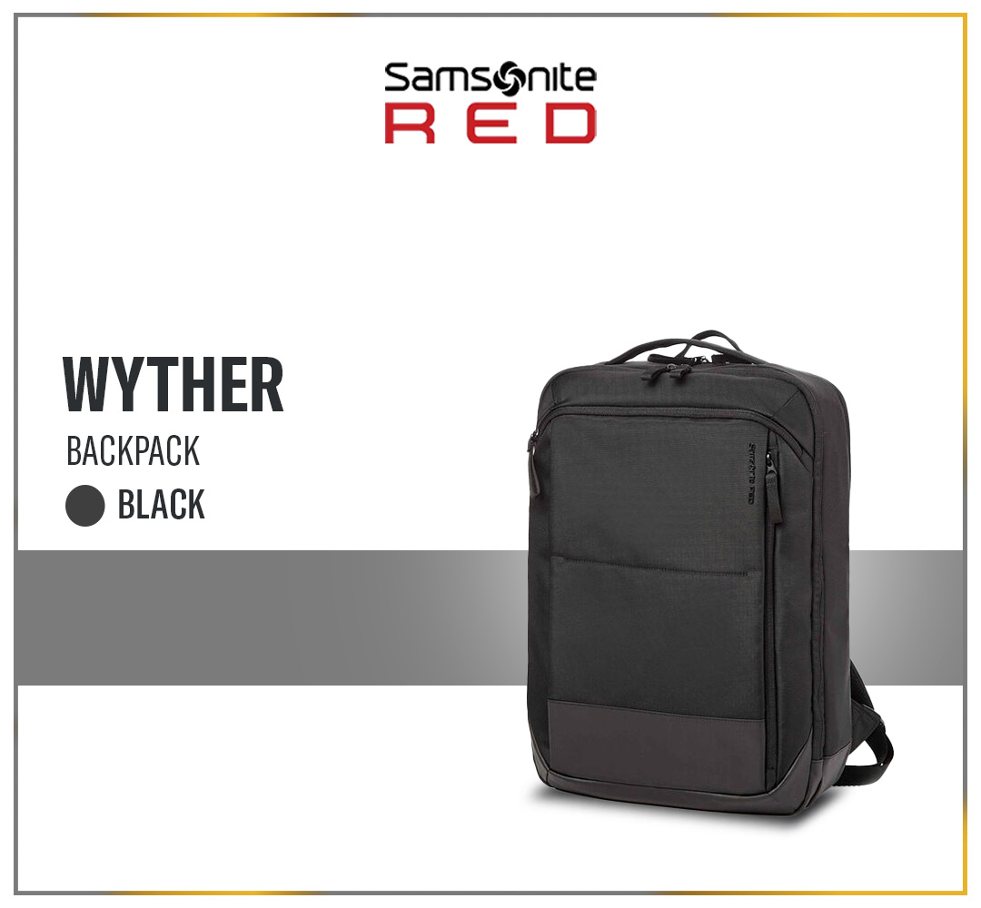 Samsonite red grettan backpack l hot sale