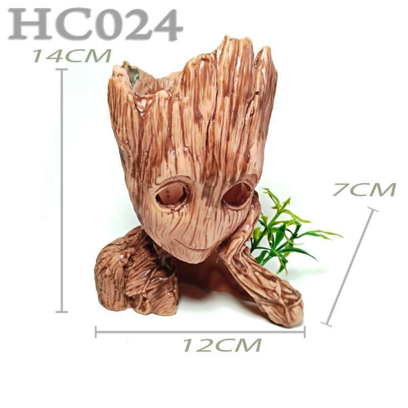 HC024 GROOT GUARDIAN OF GALAXY FIGURE HIDING CAVE TEMPAT SEMBUNYI HEWAN  HIASAN AQUARIUM AKUARIUM