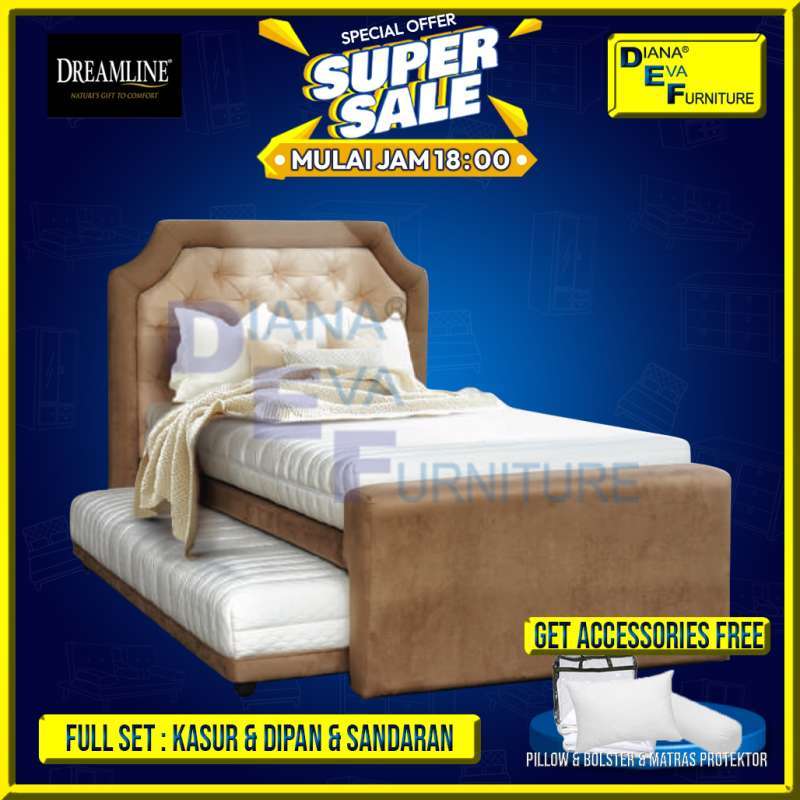 Promo Dreamline 2in1 Dream Kids Full Set Kasur Springbed 120 X 200