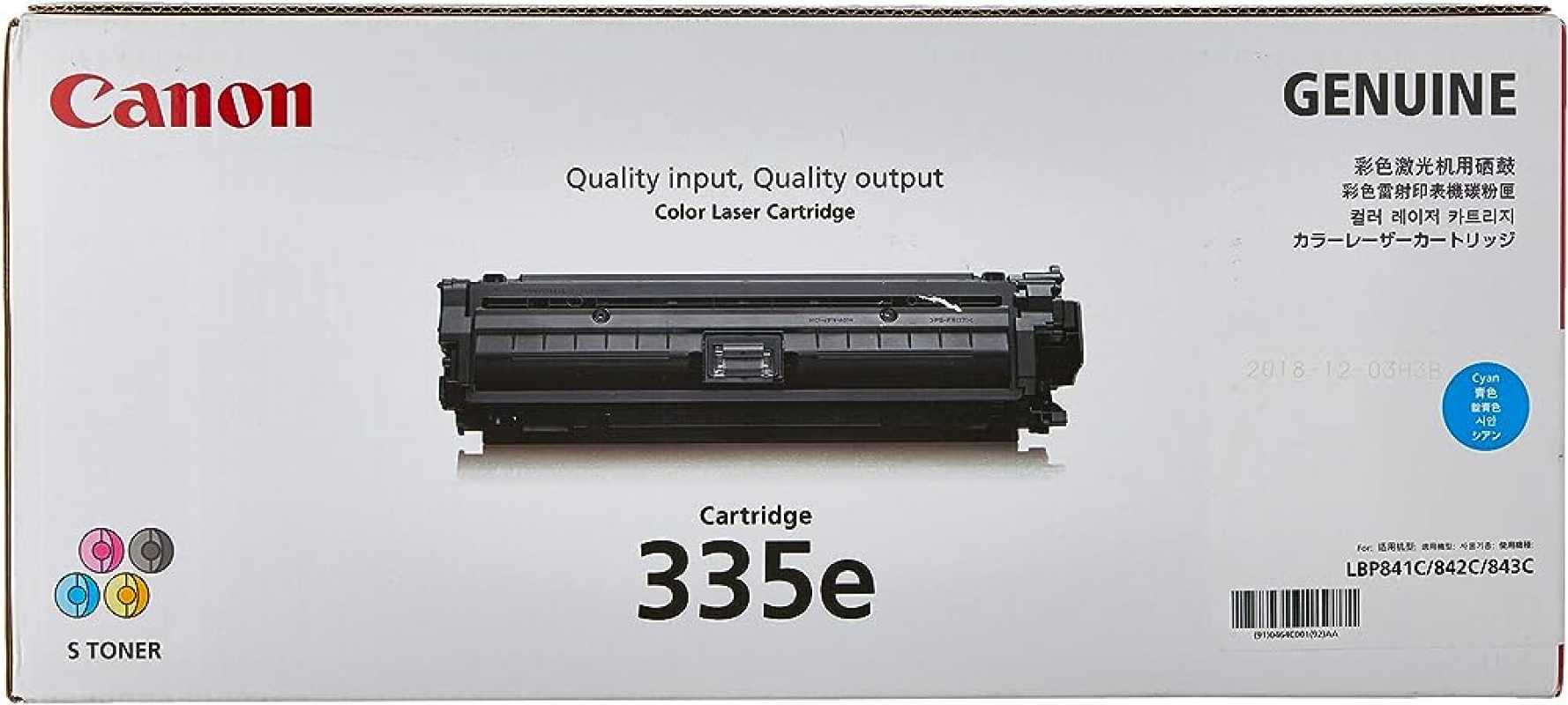 Jual Toner Canon Crg-335e Cyan Original Di Seller Print Scan Copy