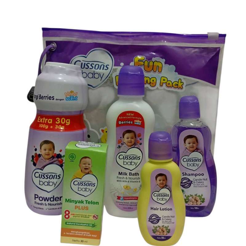 Promo Paket Cussons Baby Set Large Bag Besar Paket Cussons Fun Bathing ...