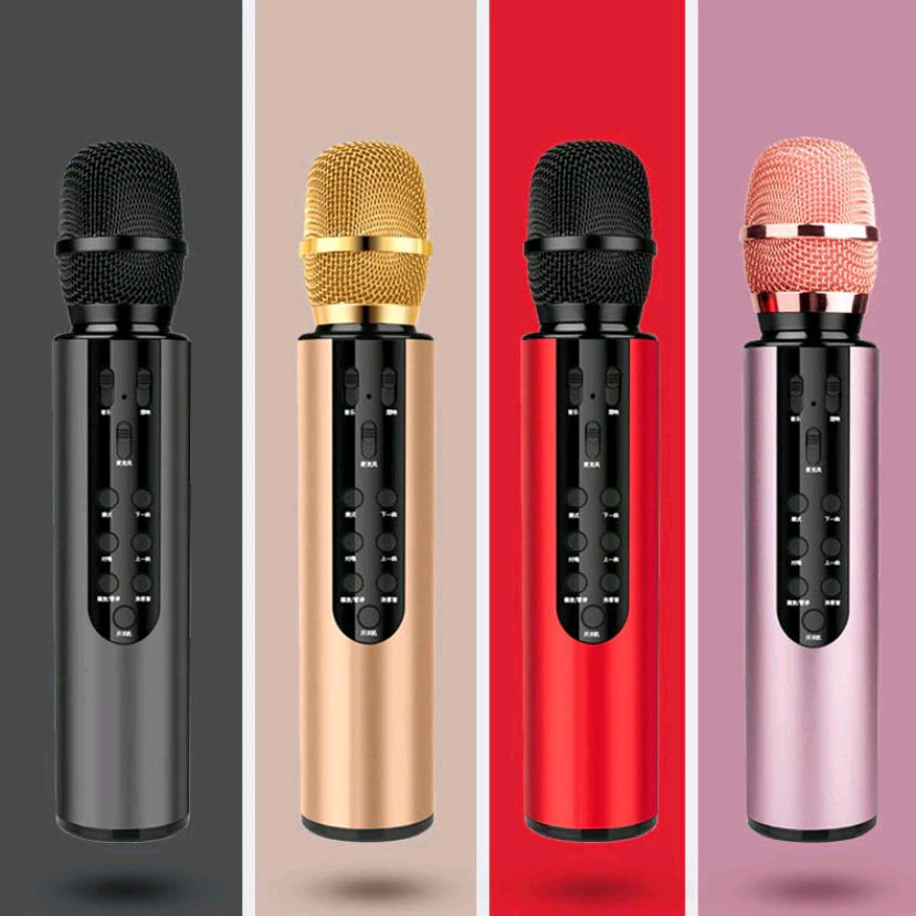 Promo Mic Karaoke M6 wireless bluetooth karaoke mikropon smule mic