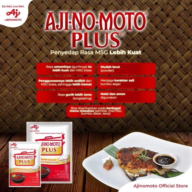 Promo Ajinomoto Plus Penyedap Rasa Msg [200g] Diskon 16% Di Seller ...