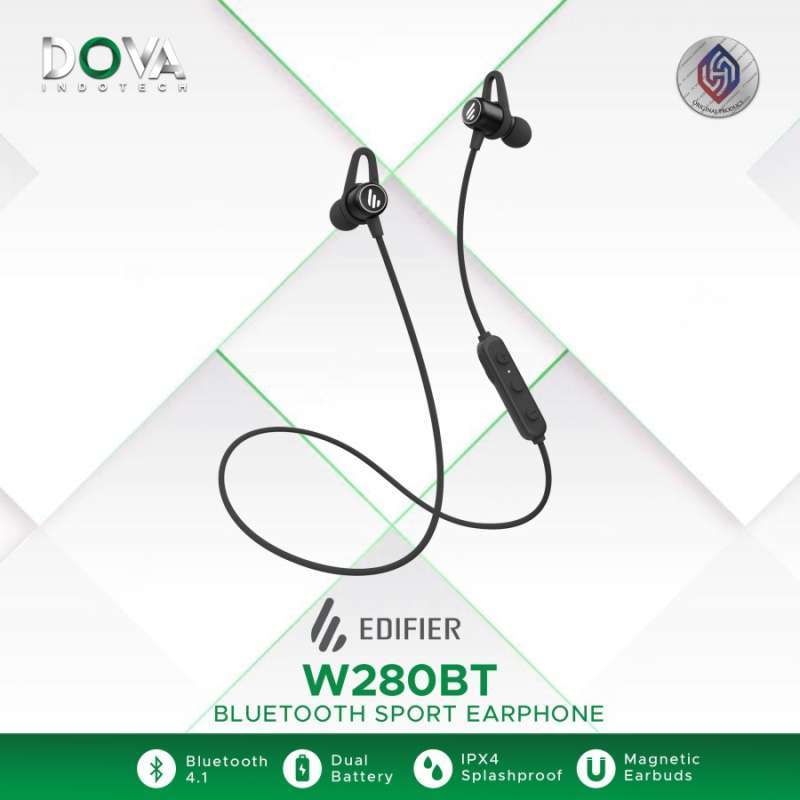 Promo Edifier W280bt Sport Bluetooth In ear Wireless Earphones Diskon 34 Di Seller Dova Indotech Mangga Dua Selatan Kota Jakarta Pusat Blibli