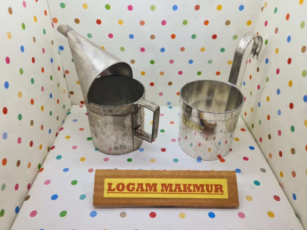 Promo Canting Minyak Oli 1 Liter - Model Biasa & Corong - Corong Diskon