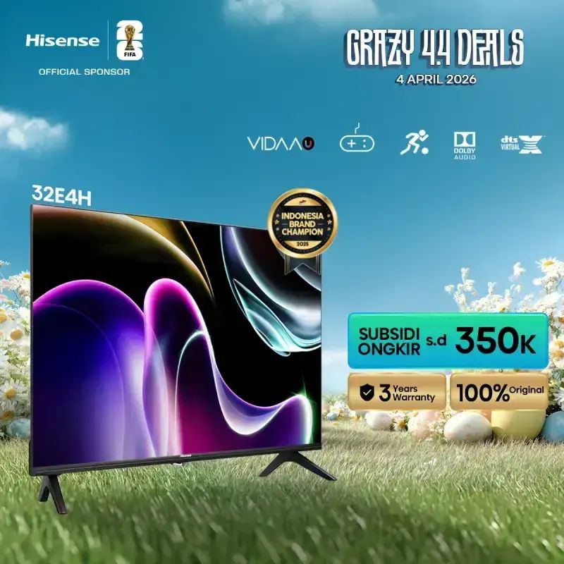 Hisensetv 32 Inch Garansi Resmi Indonesia ? Harga April 2026