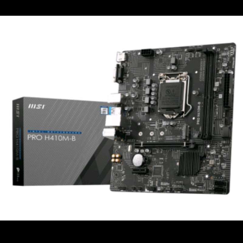 Jual MOTHERBOARD MSI PRO H410 MB LGA 1200 GEN 10 RESMI di Seller